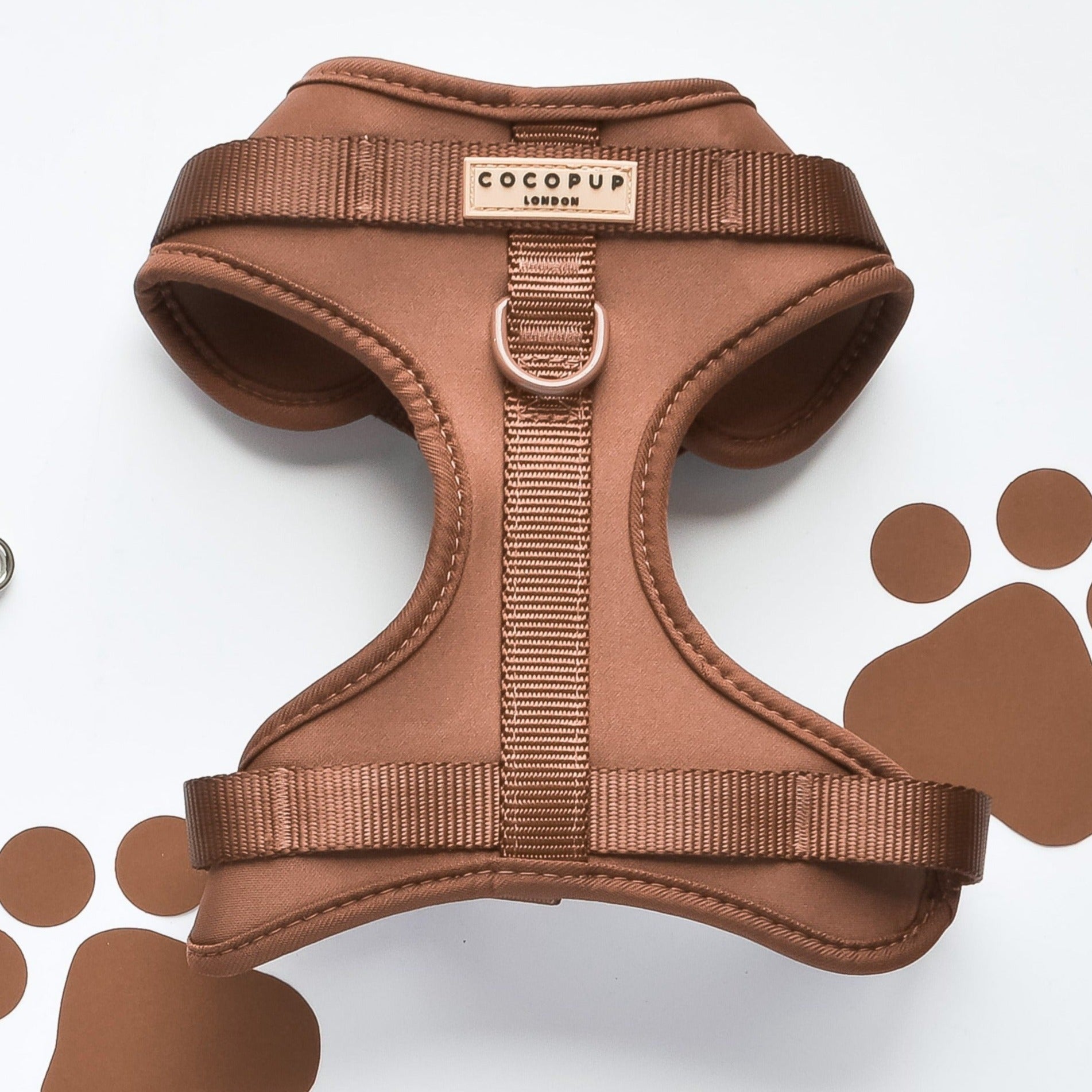 NAKD Adjustable Neck Dog Harness - Brownie | Cocopup London