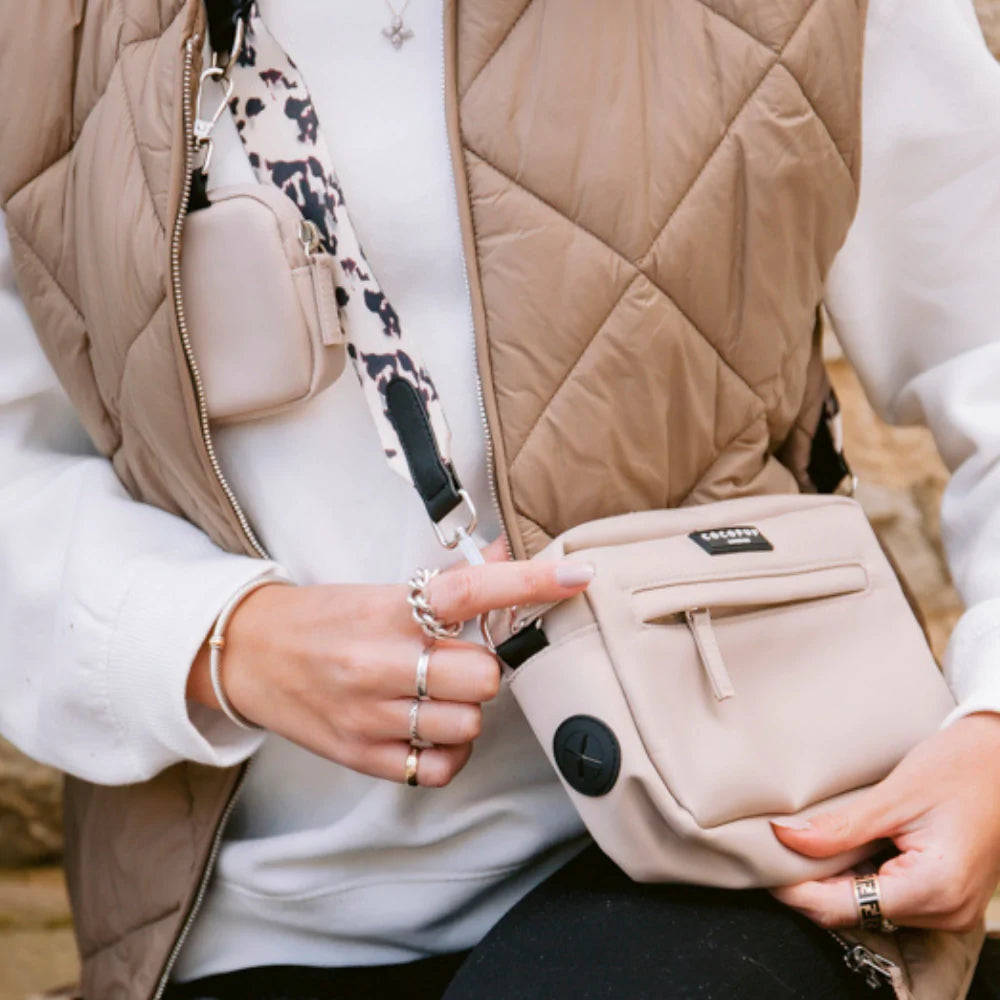 Build Your Own Dog Walking Bag Caramel Latte Bag Cocopup London