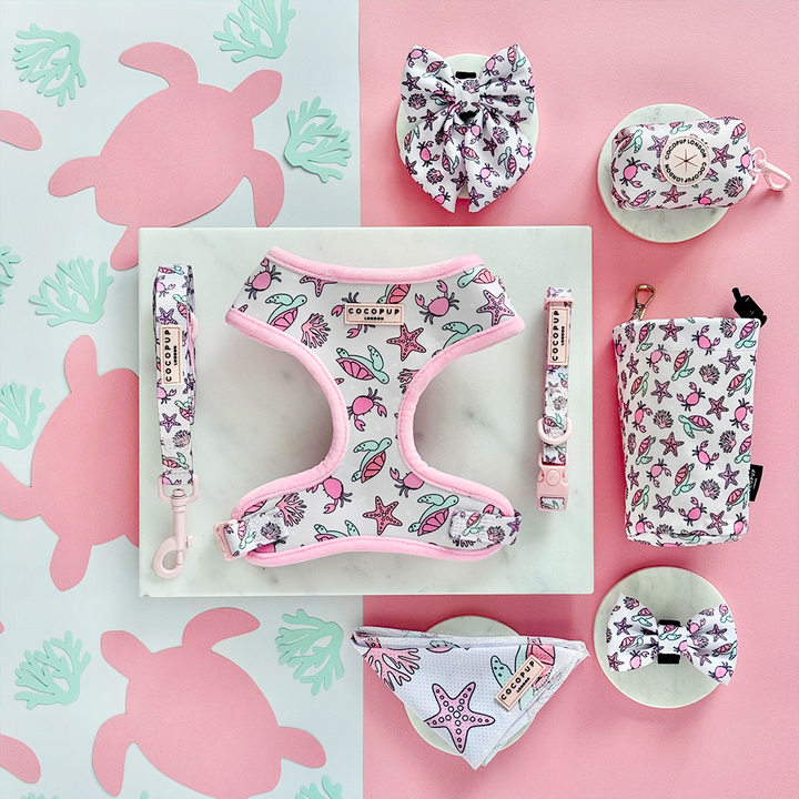 Pawcific Pink Reef Adjustable Neck HARNESS