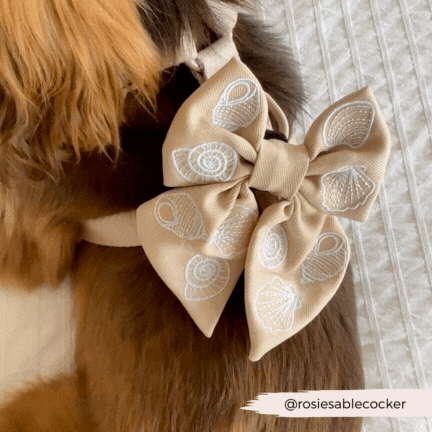 Luxe Seashells Sailor Bow Tie