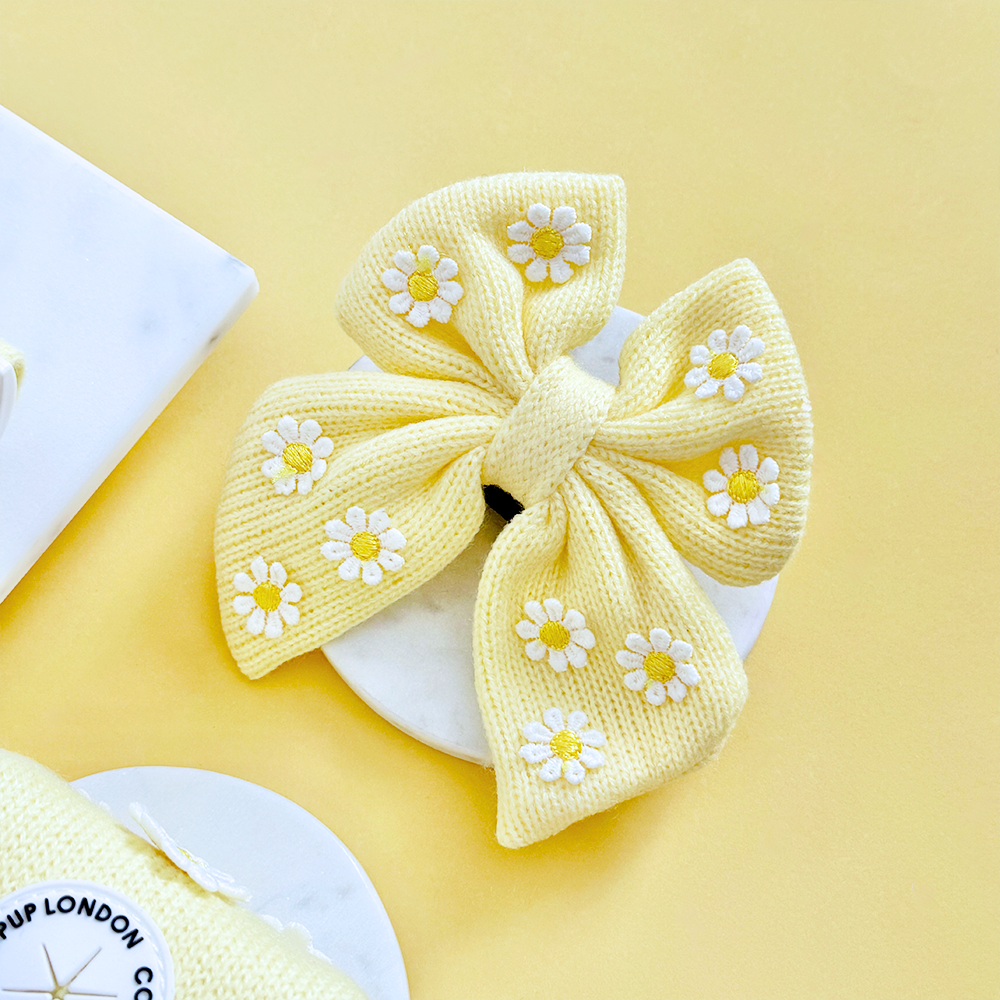 Buttercup Pup Sailor Bow Tie