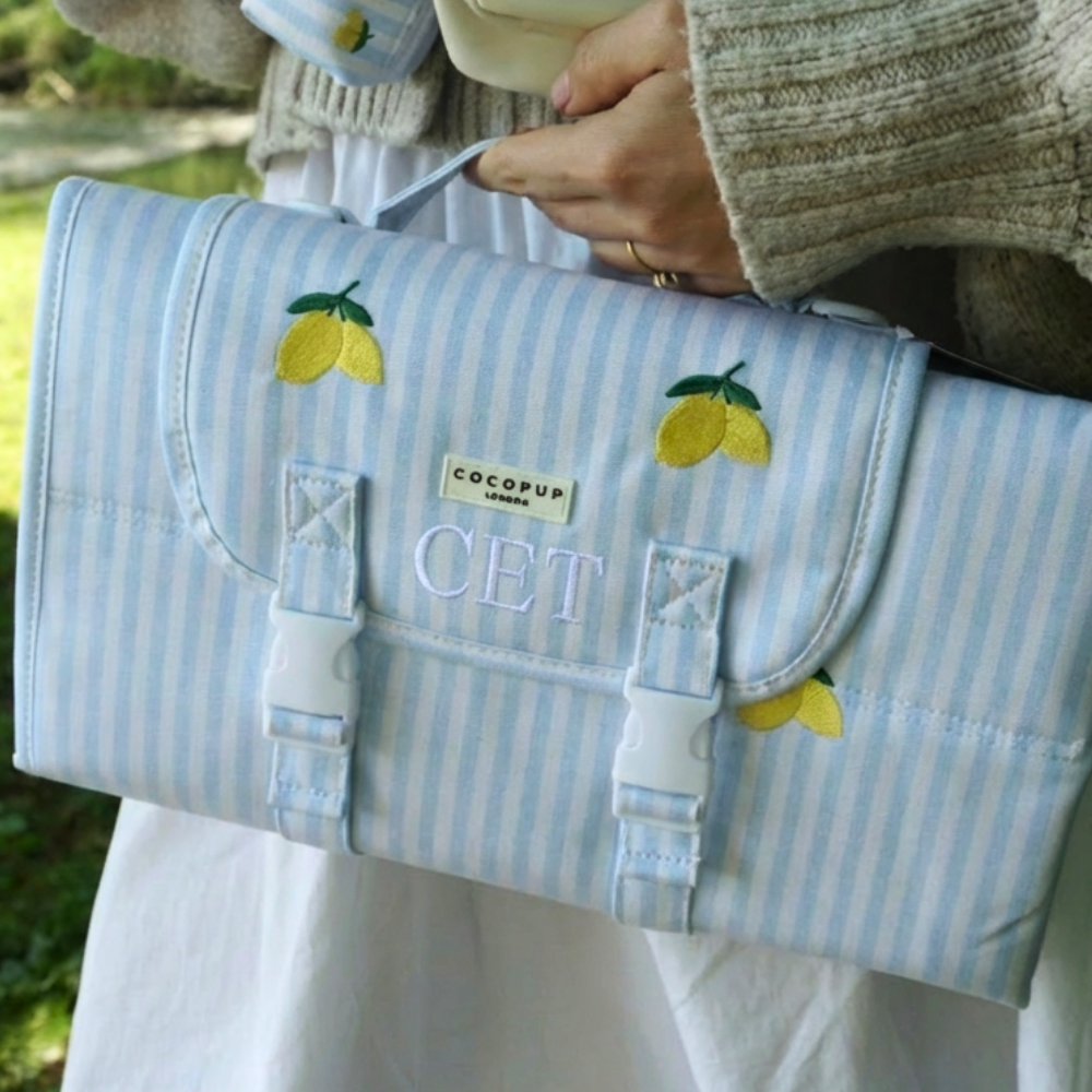 PERSONALISED Travel Mat - Living La Vida Lemon