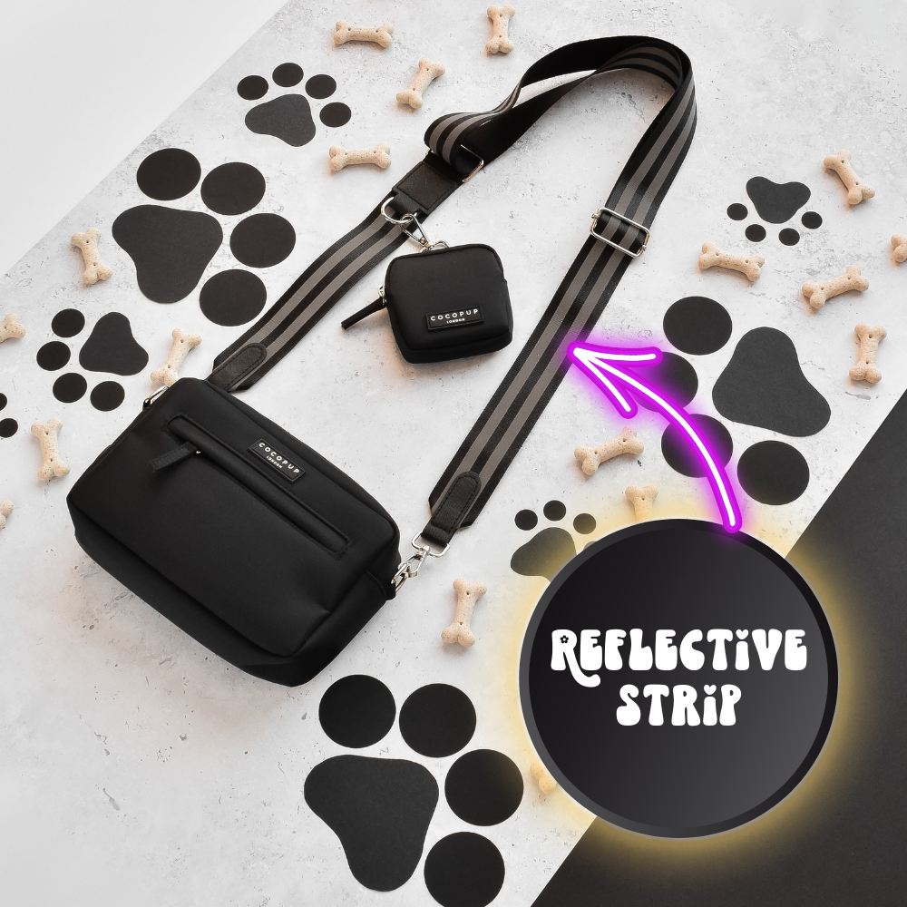 Dog Walking Black Bag Bundle - Reflective Black