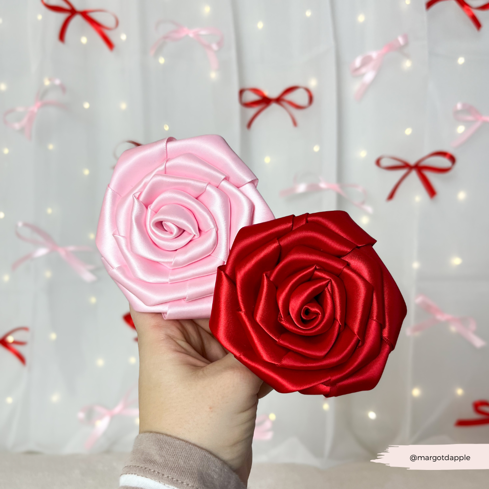 Pink Rose Collar Flower