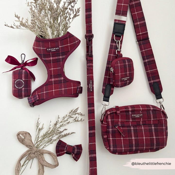 Mulberry Plaid Adjustable Neck HARNESS