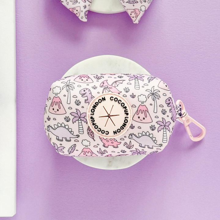 Princess Dino Poop Bag Holder