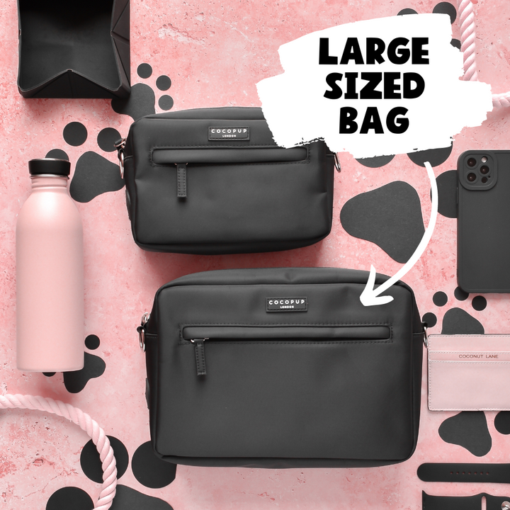 LARGE Build Your Own Dog Walking Bag - Black Bag