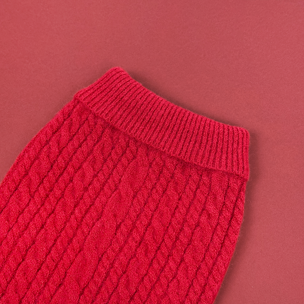 Jumper - Cable Knit Mulled Wine