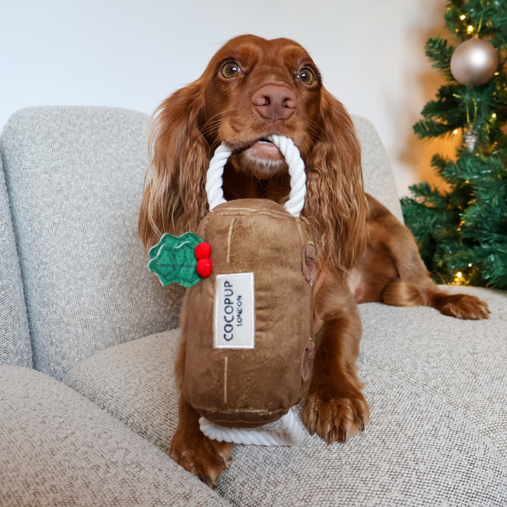 Yule Log Dog Toy