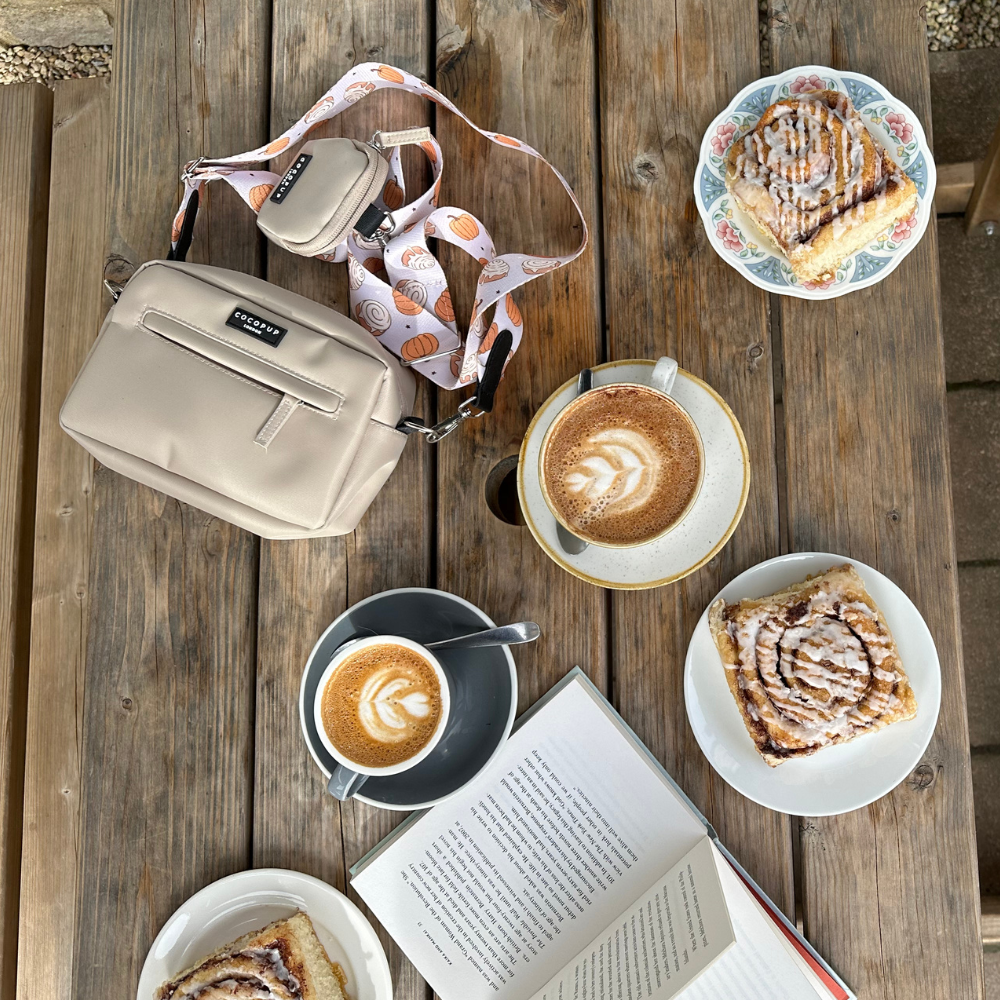 Dog Walking Caramel Latte Bag Bundle - Cinnamon Buns