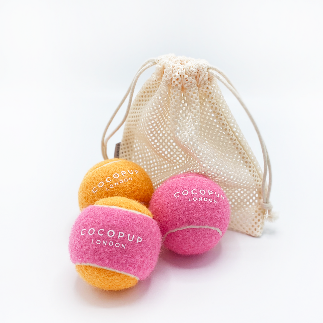 Tennis Ball Bundle - Pink & Orange, Tiger Orange, Playful Pink