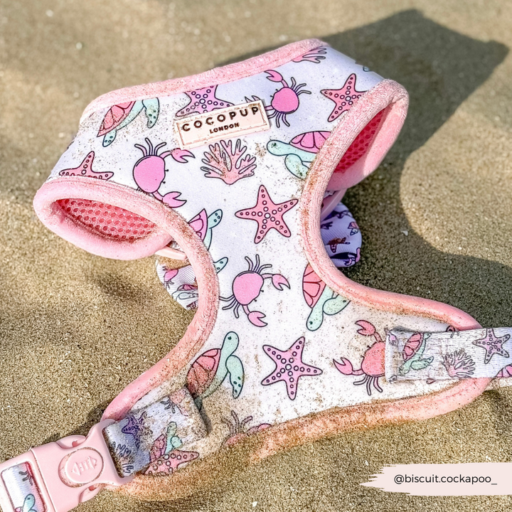 Pawcific Pink Reef Adjustable Neck HARNESS