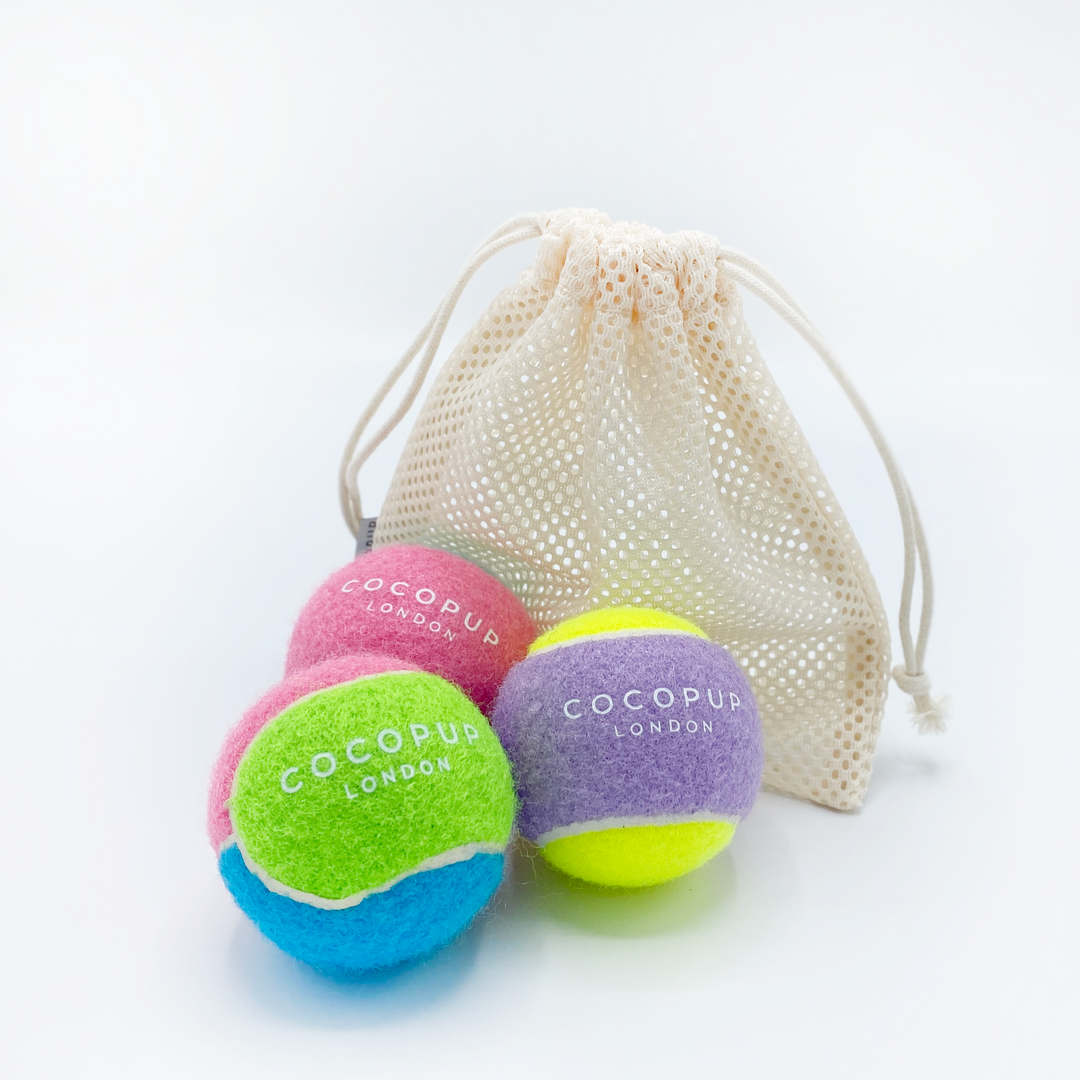 Tennis Ball Bundle - Bold & Bright, Lilac & Yellow, Pink & Blue