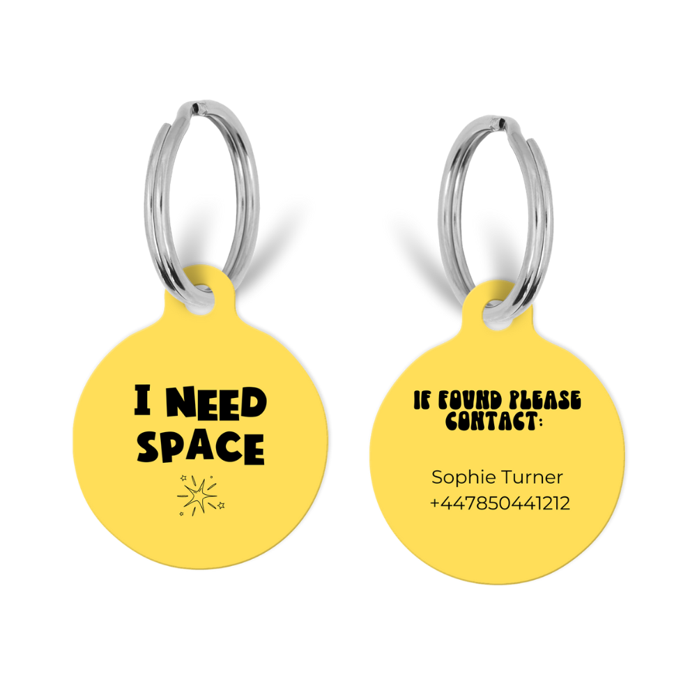 Collar Tag - I need Space