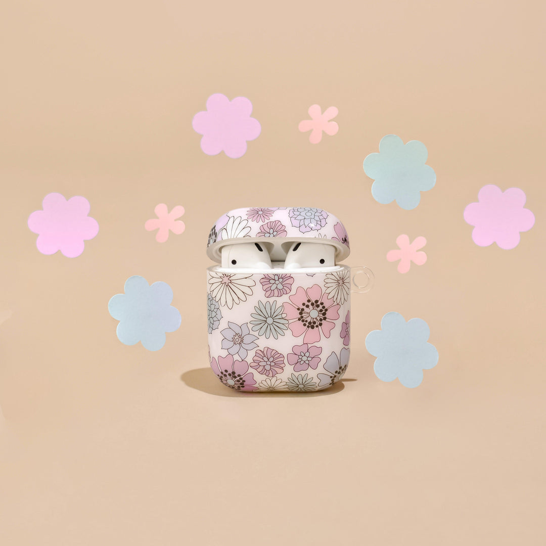 Pastel Flowers Airpods Case by Coconut Lane