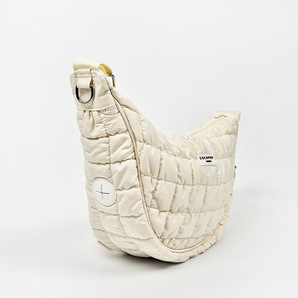 Crossbody Crescent Dog Walking Bag - Cloud