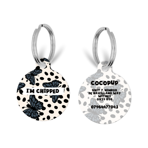 Personalised 'I'm Chipped' ID Tag - Pupperfly