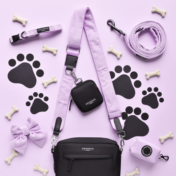 Dog Walking Bag Bundle - Lilac Cord