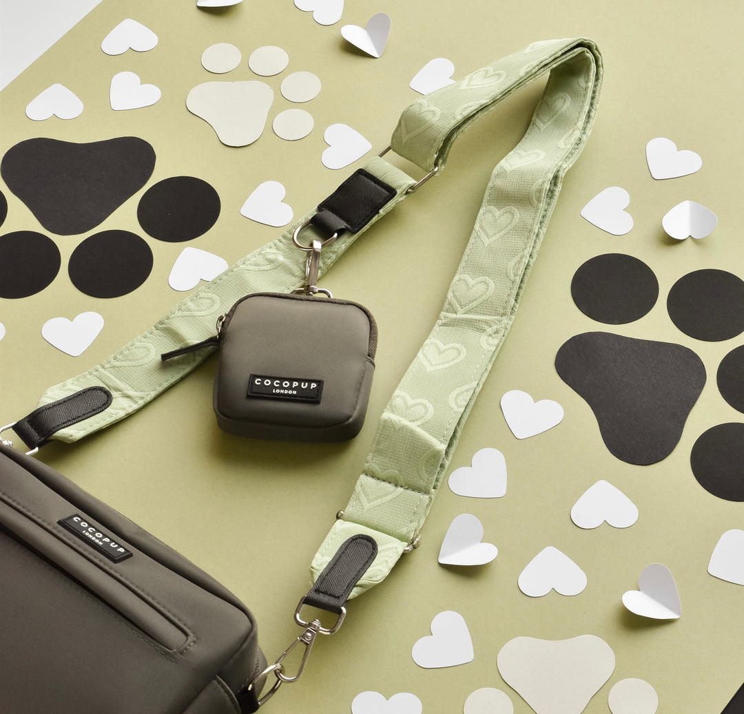 Luxe Dog Walking Bag Bundle - Sage Heart