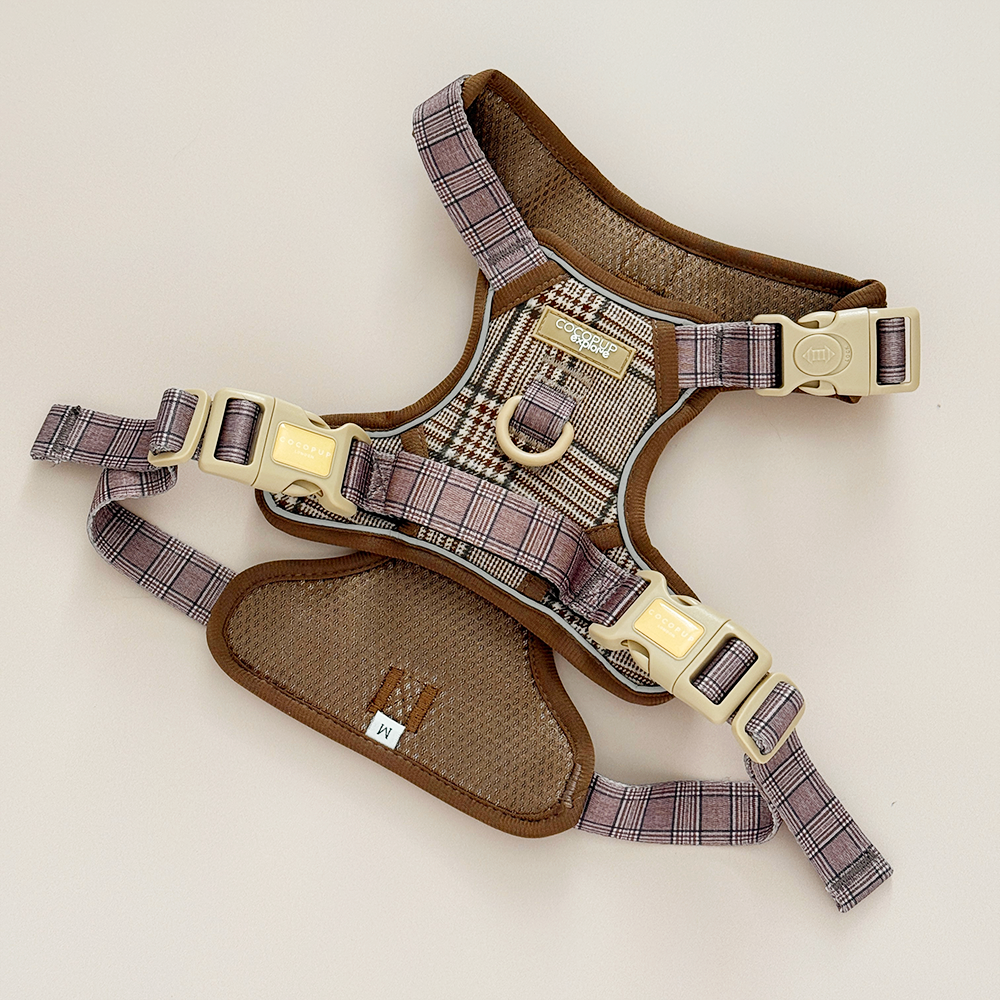 Explore Harness - Pup Plaid