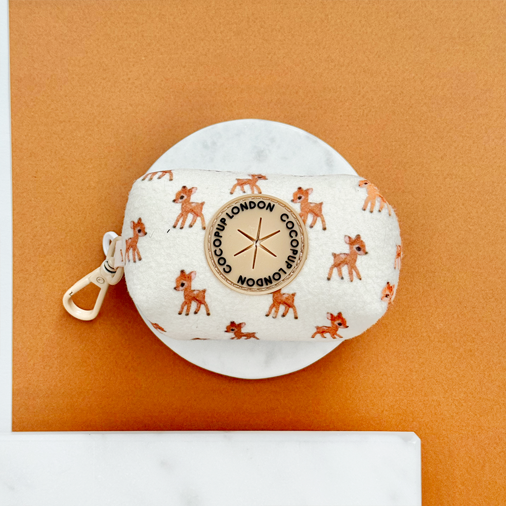 Fleecy Fawn Poop Bag Holder