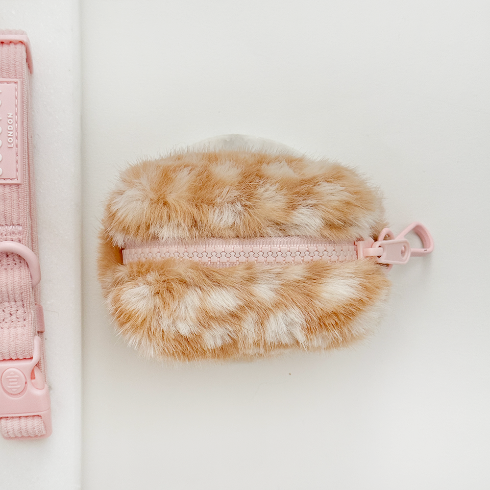 Fluffy Fawn Poop Bag Holder