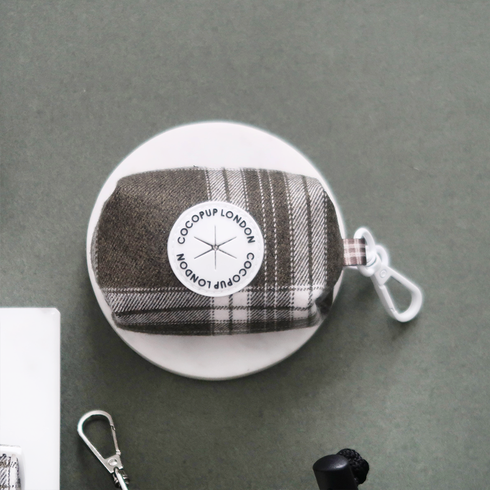 Olive Check Poop Bag Holder