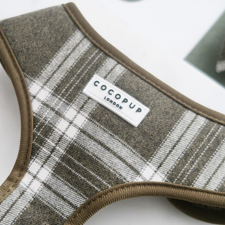 Olive Check Adjustable Neck HARNESS