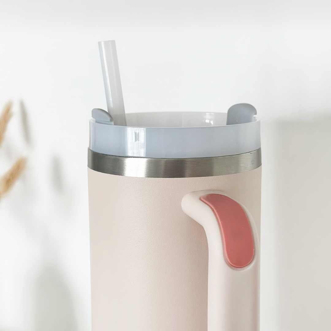 Marshmallow Pink Stainless Steel Tumbler - By Coconut Lane