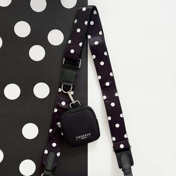 Bag Strap - Satin Polka Dot