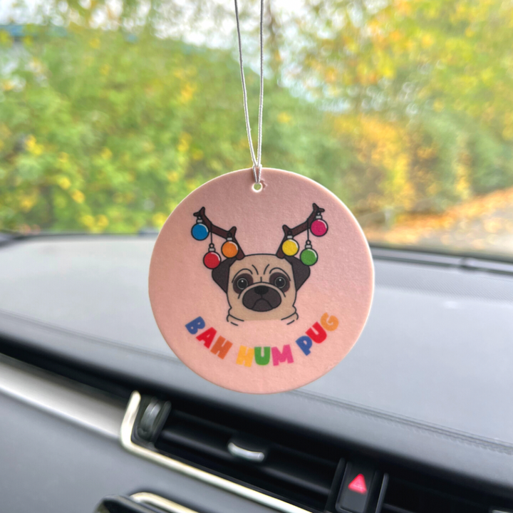 Coconut Lane X Cocopup Air Freshener - Bah Hum Pug