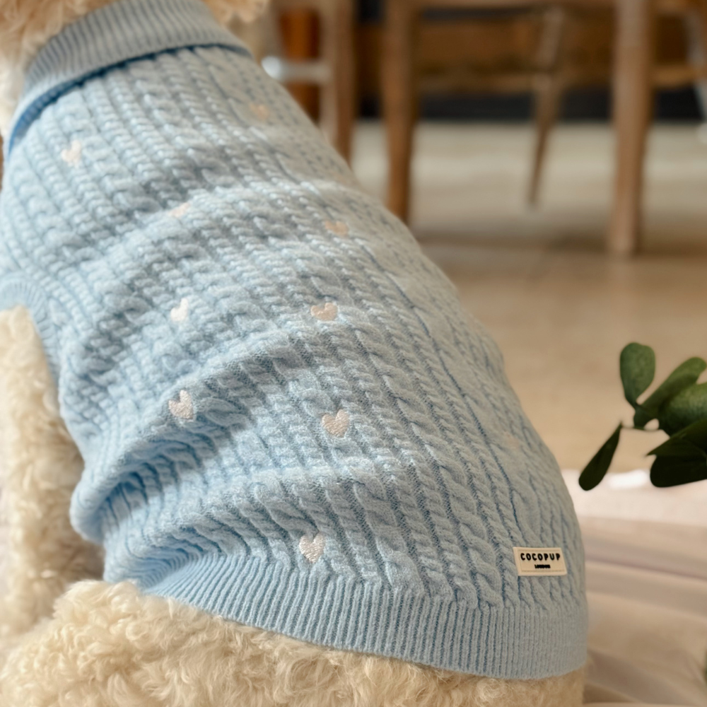 Blue Heartstrings Cord Jumper, Harness & Lead Bundle