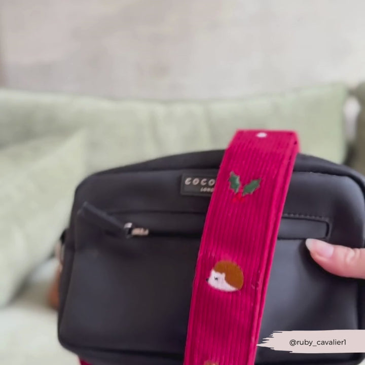 Dog Walking Black Bag Bundle - Holly Jolly Trails