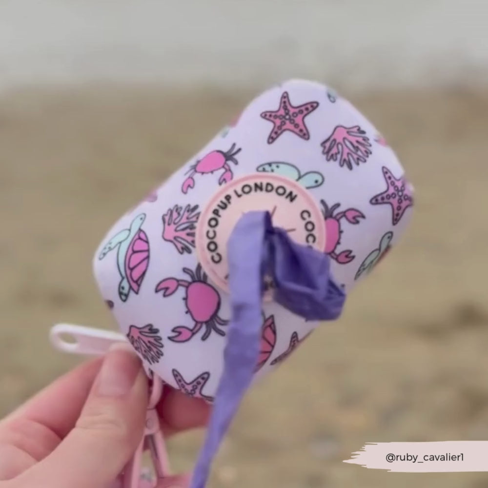 Pawcific Pink Reef Poop Bag Holder