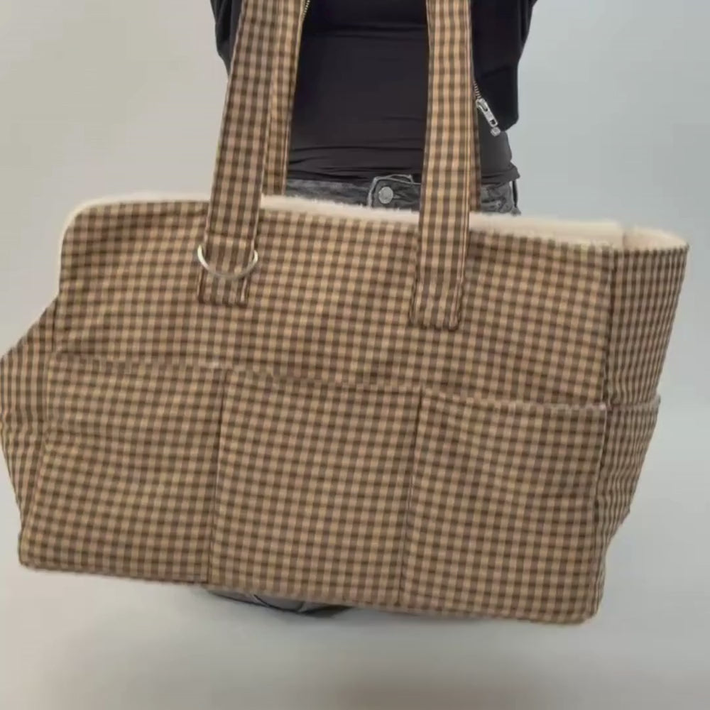 Dog Carrier - Cotswold Check