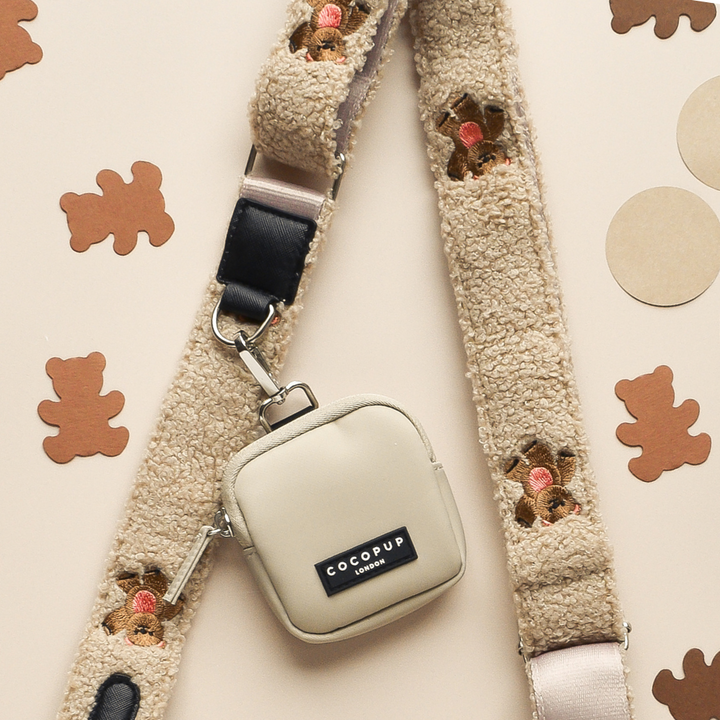 Bag Strap - Theo Embroidered Teddy