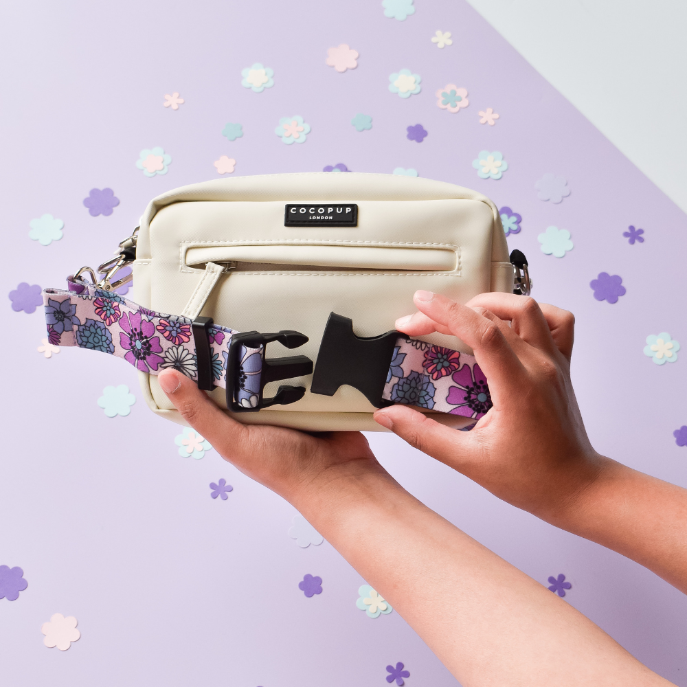 Fanny Pack Bundle - Oyster White + Pastel Flowers