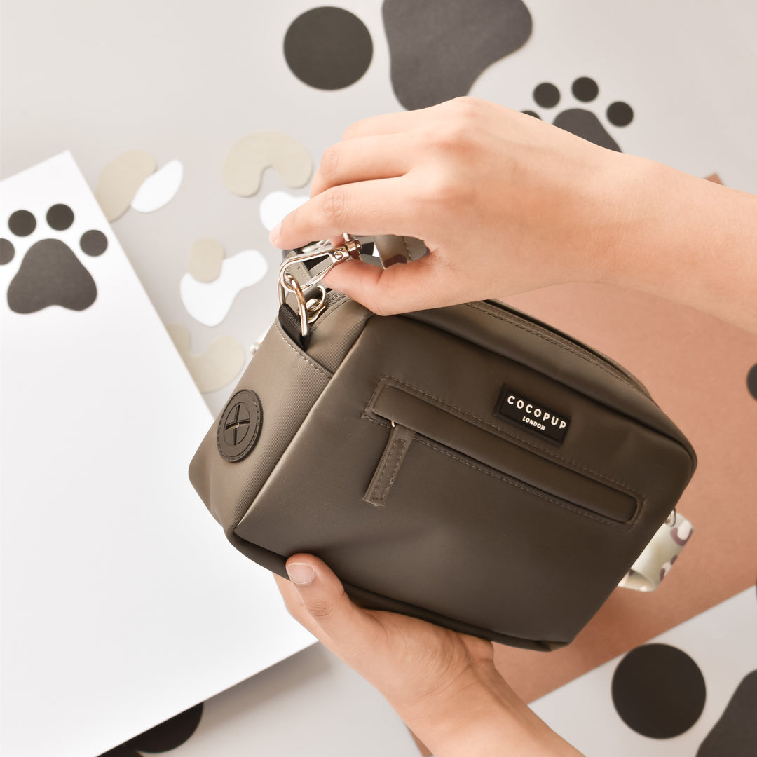 detachable-sage-leopard-waist-bag-strap-and-brown-dog-walking-bag