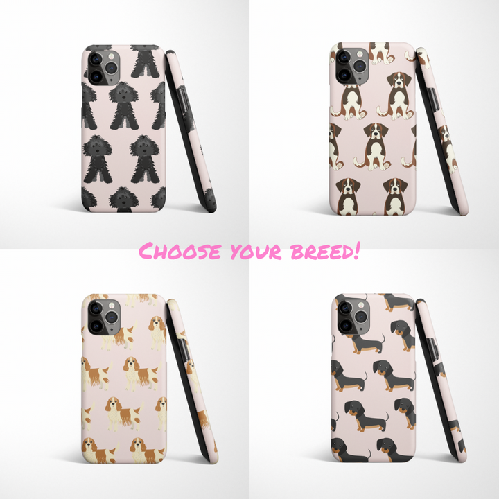 Personalised Dog Phone Case - Choose Your Breed by Coconut Lane