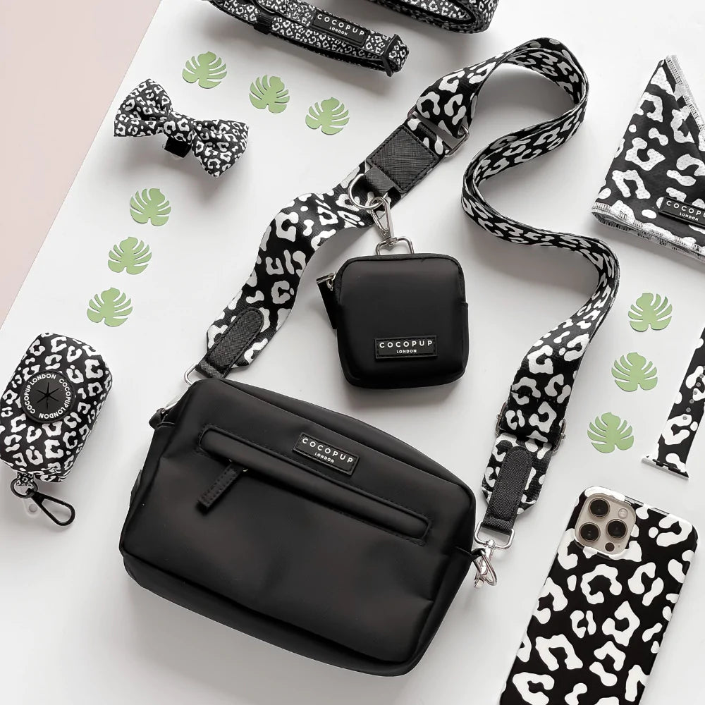 Build Your Own Dog Walking Bag Black Bag Cocopup London